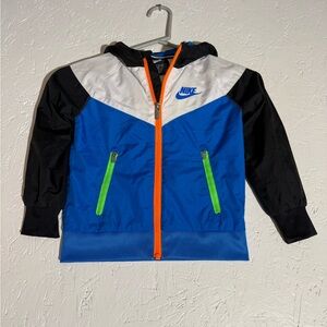 Nike Thrill Seeker Windrunner White and Blue Mesh Jacket Size XS Unisex